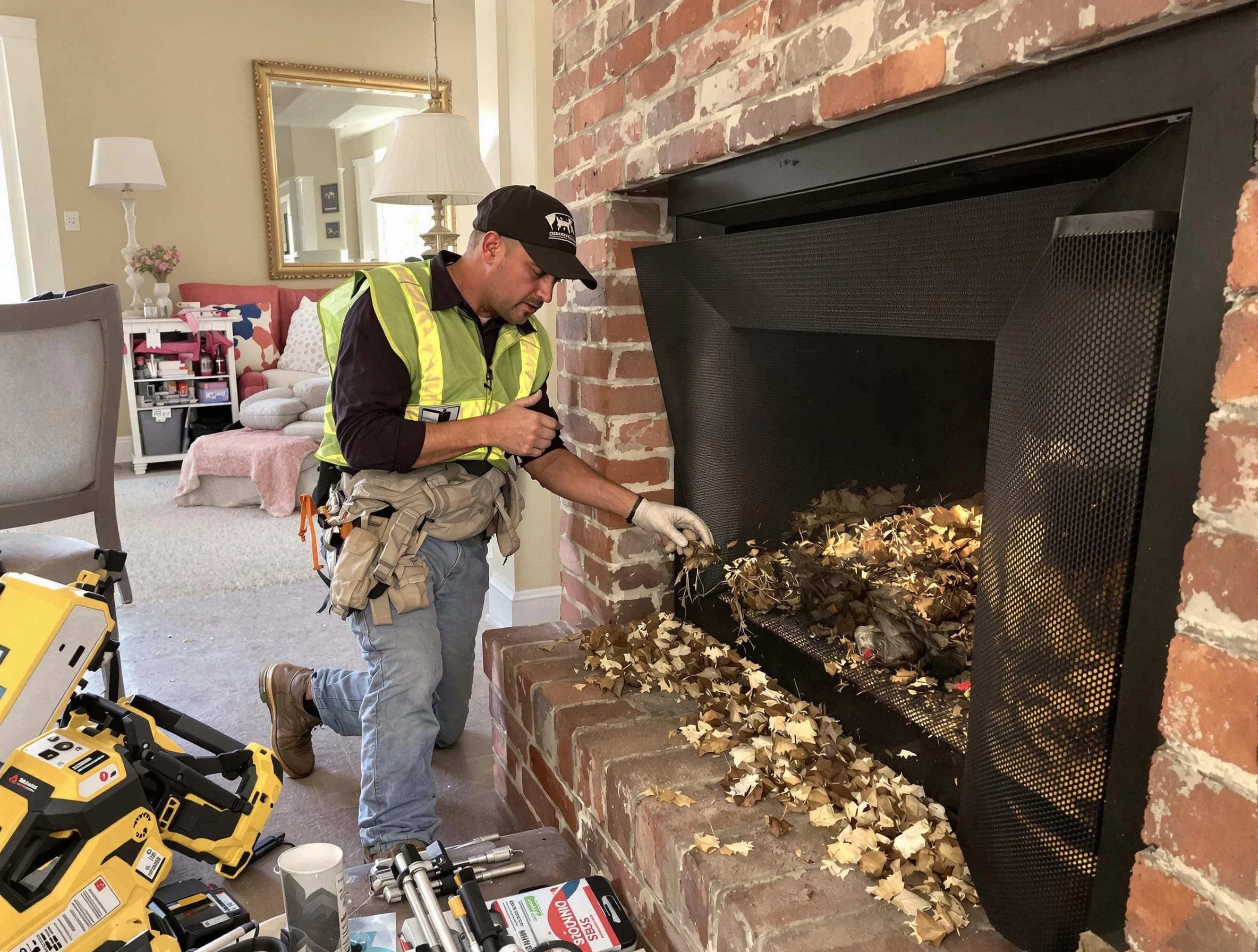 Safe screening installation by Canonsburg Chimney Sweep in Canonsburg, PA