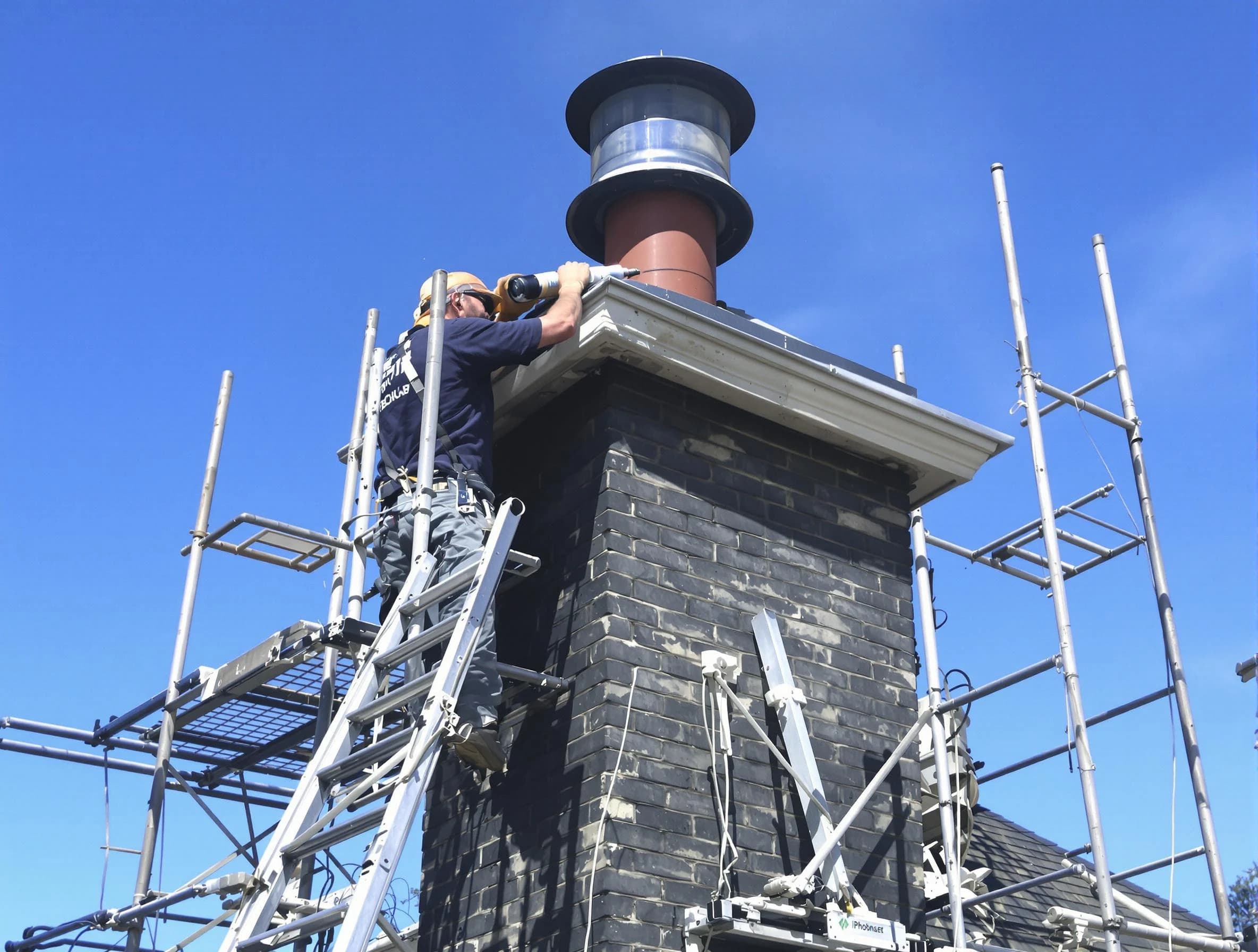 Sturdy chimney crown finished by Canonsburg Chimney Sweep in Canonsburg, PA