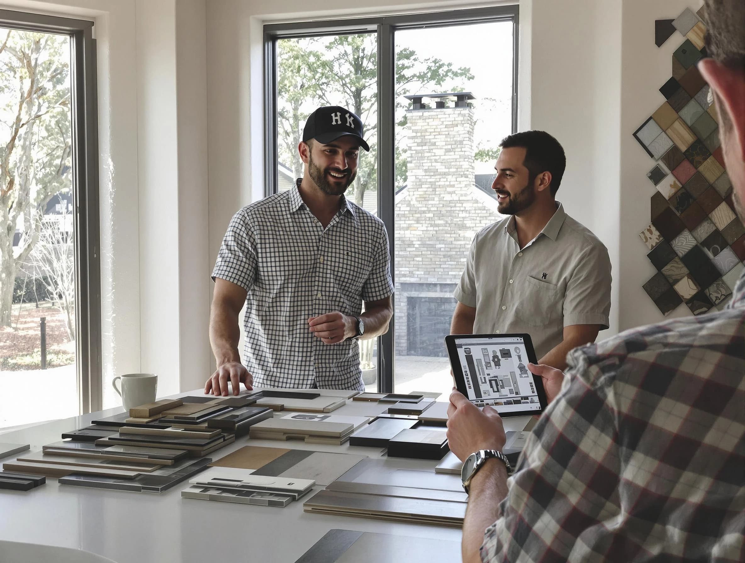 Canonsburg Chimney Sweep remodeling a chimney and fireplace in Canonsburg, PA