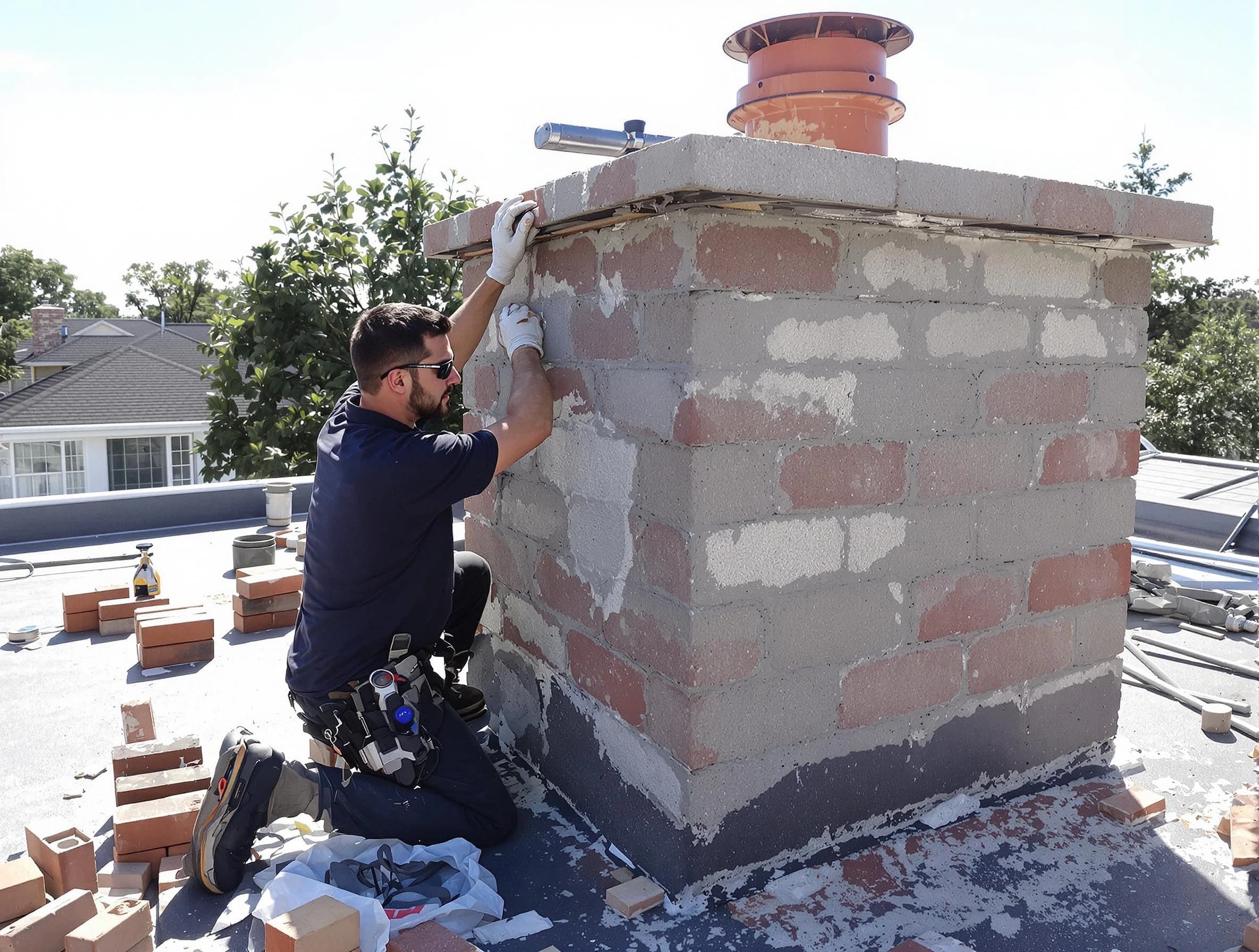 Advanced chimney repair process by Canonsburg Chimney Sweep in Canonsburg, PA