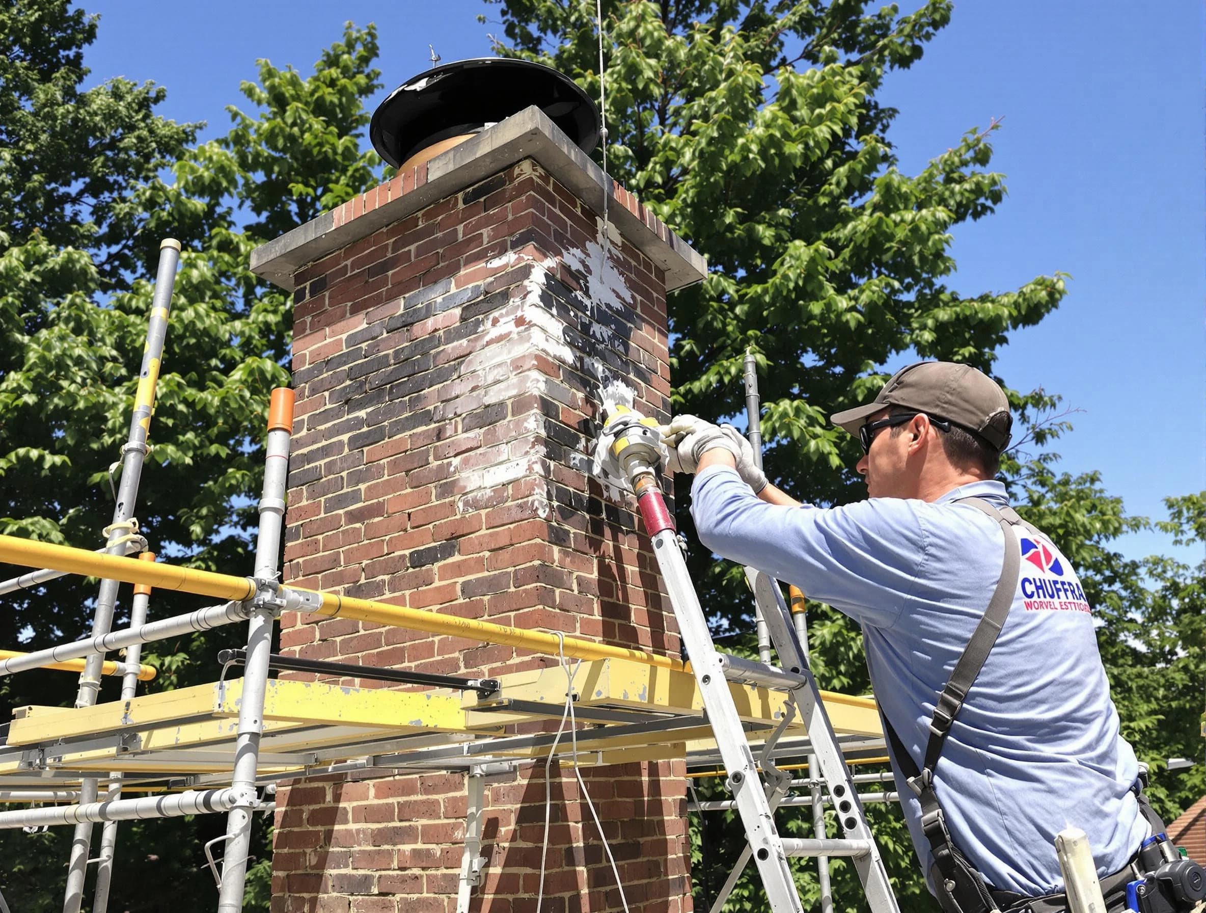 Structural chimney repair by Canonsburg Chimney Sweep in Canonsburg, PA