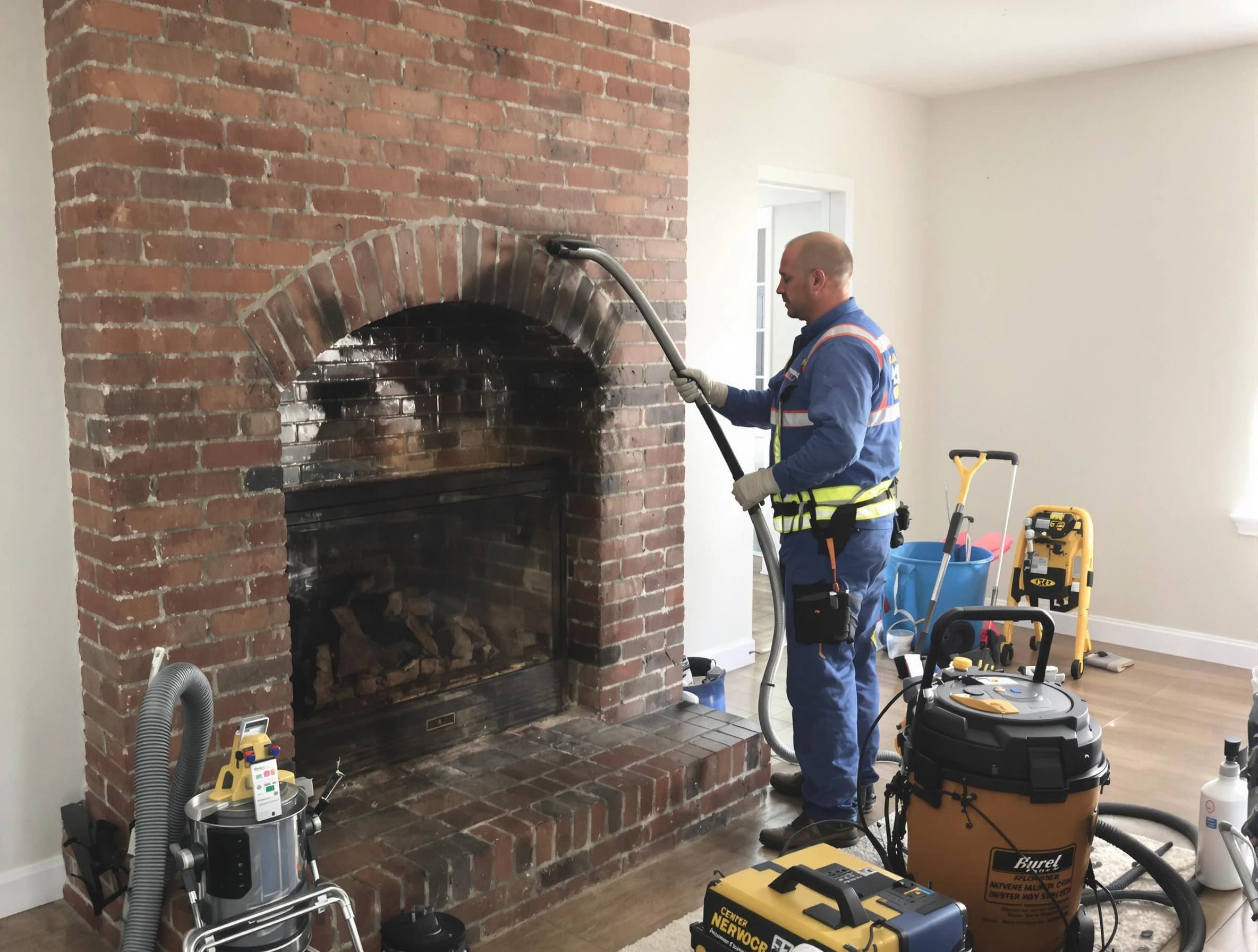 Canonsburg Chimney Sweep expert performing detailed chimney sweep in Canonsburg, PA